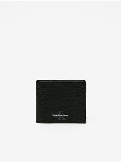 Calvin Klein Čierna pánska kožená peňaženka Calvin Klein Jeans