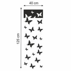 Flexistyle Dekoratívne zrkadlá Motýle 125cm