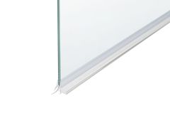 Beliani Sprchová zástena do vane z tvrdeného skla 140 x 80 cm LAPAN