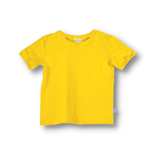 Oli&Oli Detské tričko s krátkym rukávom - žltá farba
