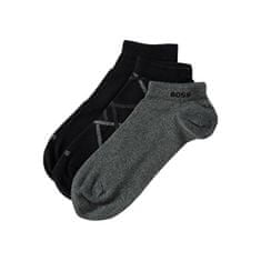 Hugo Boss 3 PACK - pánske ponožky BOSS 50495977-001 (Veľkosť 39-42)