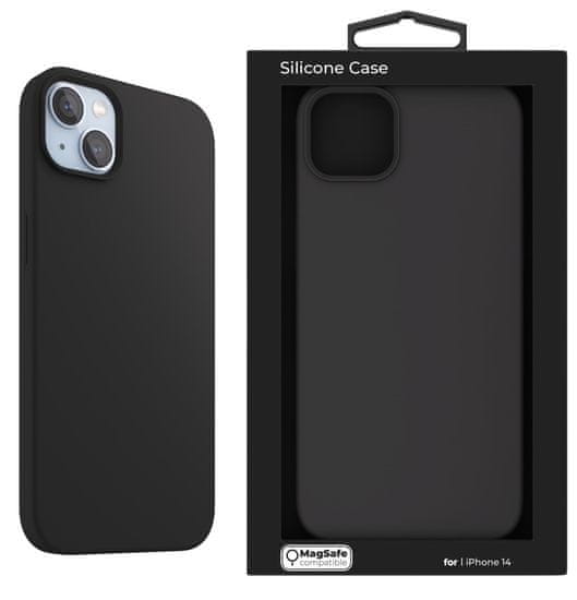 Next One MagSafe Silicone Case for iPhone 14 - Black, IPH-14-MAGCASE-BLACK