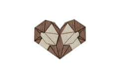 BeWooden drevená brošňa s motívom blížencov Gemini Brooch univerzálna