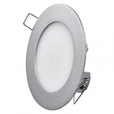 EMOS ZD1222 LED podhľadové svietidlo PROFI strieborné, 12 cm, 6 W, neutrálna biela 1540120670