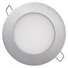 EMOS ZD1222 LED podhľadové svietidlo PROFI strieborné, 12 cm, 6 W, neutrálna biela 1540120670