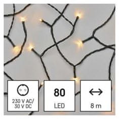 EMOS LED vianočná reťaz D4AV02, 8 m, vonkajšie aj vnútorné, vintage 1550041001