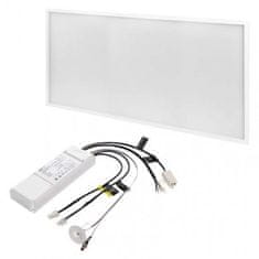 EMOS EMOS EMOS LED panel 30x60, obdĺžnikový vstavaný biely, 18W neutrálna biela, Emergency ZR2212E