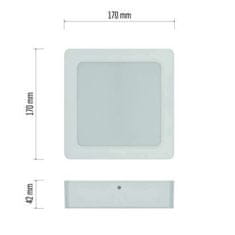 EMOS ZM6442 LED svietidlo RUBIC 17 x 17 cm, 18 W, neutrálna biela 1539085183