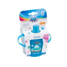 Canpol babies Nevylievací hrnček TOYS – modrý (250 ml)