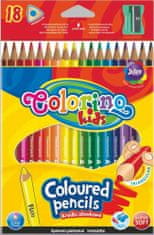 Colorino Pastelky trojhranné 18 farieb (1 fluo) 