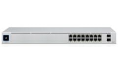 Ubiquiti UniFi Switch 16 PoE - 16x GbE, 2x SFP, 8x PoE+ (PoE budget 42W)