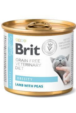 Brit VD Cat GF konz. Obesity 200g