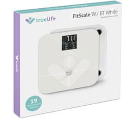 TrueLife FitScale W7 BT - Bioelektrická impedanční váha - biela