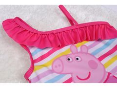 Peppa Pig Peppa Pig Ružové pásikavé plavky, dievčenské plavky 2-3 let 92-98 cm