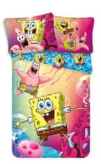 Jerry Fabrics Obliečky Sponge Bob blue 140x200, 70x90 cm