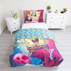 Jerry Fabrics Obliečky Sponge Bob blue 140x200, 70x90 cm