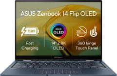 ASUS Zenbook 14 Flip OLED (UP3404) (UP3404VA-OLED045W), modrá