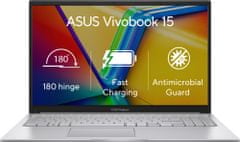 ASUS Vivobook 15 (X1504) (X1504VA-BQ992W), strieborná