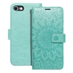 FORCELL Puzdro / obal pre Apple iPhone 7 / 8 / SE 2020 mandala green - kniha Forcell MEZZO Book