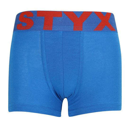Styx Detské boxerky športová guma modré (GJ1167)
