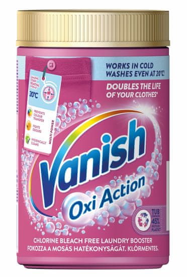 Vanish Oxi Action prášok na odstránenie škvŕn 625 g