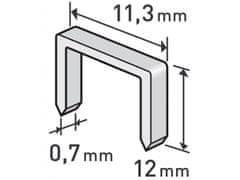 Extol Premium Spony, balenie 1000ks, 12mm, 11,3x0,52x0,70mm