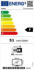 GoGEN TVU 43X350 GWEB - 108cm