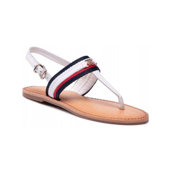 Tommy Hilfiger Sandále biela 37 EU XW0XW01961YBL