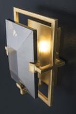 HUDSON VALLEY HUDSON VALLEY nástenné svietidlo PRISM hliník/sklo grafit/dymová E14 1x40W B2821-CE