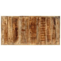 Vidaxl Jedálenský stôl 140x70x75 cm masívne surové mangovníkové drevo
