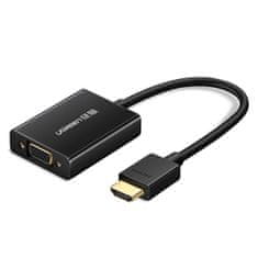 shumee HDMI - VGA adaptér + USB - micro USB kábel 1m čierny