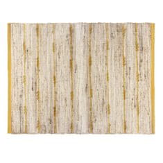 Dekorstyle Dekoratívny jutový koberec Yellow Stripe 60x90 cm