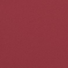 Vidaxl Podložky na paletový nábytok 3 ks, vínovo červené, látka