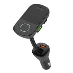 LDNIO Vysielač FM LDNIO Bluetooth C705Q 2USB, USB-C + kábel MicroUSB