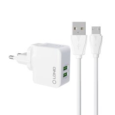 LDNIO LDNIO A2203 2USB sieťová nabíjačka + MicroUSB kábel