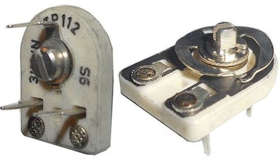 HADEX 1k0 - TP112, trimer uhlíkový keramický ležatý RM5x10mm