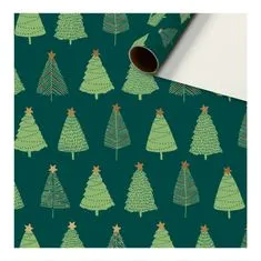 Decor By Glassor Baliaci papier v role s vianočnými stromčekmi