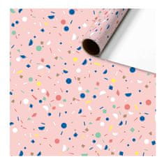 Decor By Glassor Baliaci papier v role – ružové farebné konfety