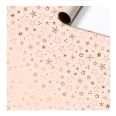 Decor By Glassor Baliaci papier ružový s hviezdičkami