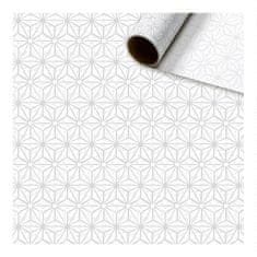 Decor By Glassor Hodvábny papier v rolke biele hviezdy