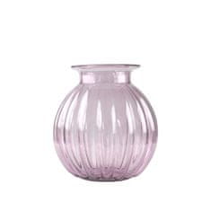 Decor By Glassor Krištáľová váza Maruška orgovánovo fialová