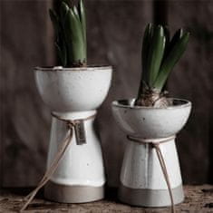 Decor By Glassor  Kameninová váza na cibuľoviny