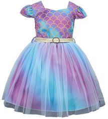 EXCELLENT Karnevalové šaty veľkosť 104 - Sea Princess