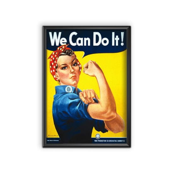 Vintage Posteria Plagát Plagát We Can Do It A1 - 59,4x84,1 cm