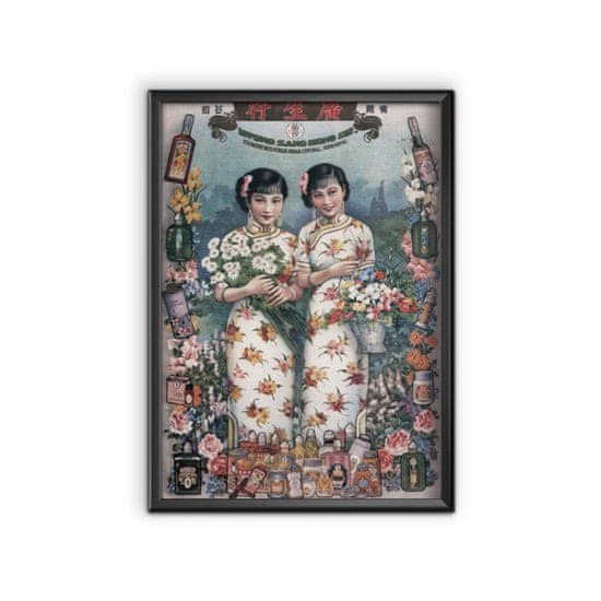 Vintage Posteria Plagát Čínska reklama Kwong Sang Hong A1 - 59,4x84,1 cm