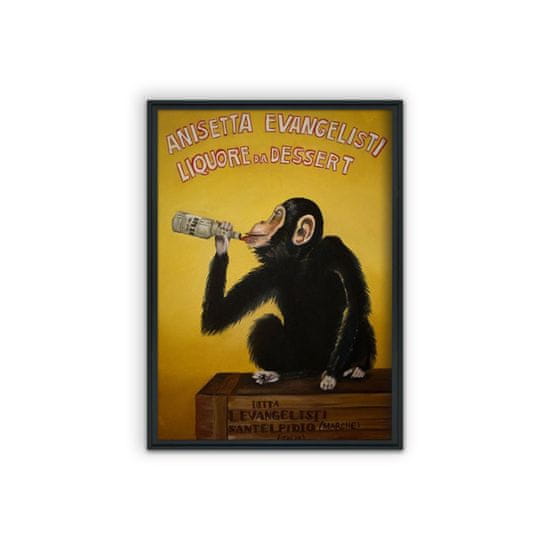 Vintage Posteria Poster na stenu Anisetta Evangelisti Liquor da Dessert A1 - 59,4x84,1 cm