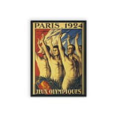 Vintage Posteria Poster Poster Olympijské hry v Paríži A4 - 21x29,7 cm