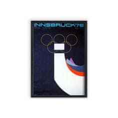 Vintage Posteria Poster Poster Zimné olympijské hry v Innsbrucku A1 - 59,4x84,1 cm