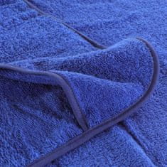 Vidaxl Plážové uteráky 4 ks kráľovské modré 60x135 cm látka 400 GSM