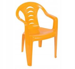 PSB Detská záhradná stolička žltá 
